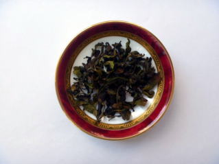 文中の台湾・2015年高山冬茶の茶葉の写真